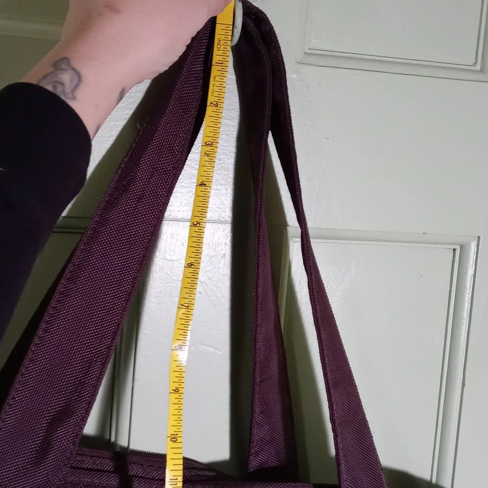 Women's Pottery Barn Kids chocolate brown zip top diaper tote 20